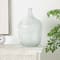 22" Frosted Clear Spanish Bottle Recycled Glass Vase